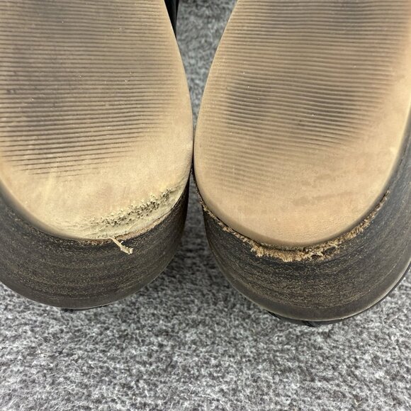 ✅Lucky Brand Joelle Black Leather Western Ankle Booties Women’s 6.5 Pointed Toe - Picture 4 of 11